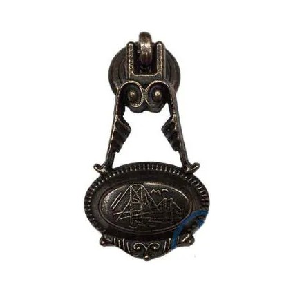 Dekoratif Zamak Sarkaç Küçük Kulp - 30X63MM, Eskitme, 75 Adet - Lisinya