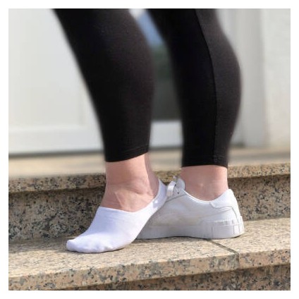 2'li Unisex Babet Çorap, 39-42, %80 Pamuklu, Siyah-Beyaz indirimleri