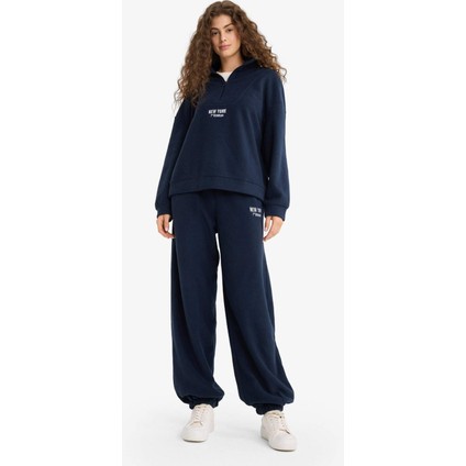 Standart Fit Beli Bağcıklı Cepli Polar Eşofman Altı Y2650AZ25WN fırsatları