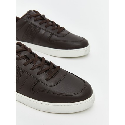 Yeni Sezon Deri Görünümlü Erkek Spor Ayakkabı modelleri