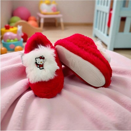 Hello Kitty Kız Çocuk Panduf Kreş Ev Ayakkabısı