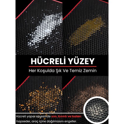 Mercedes-Benz-S SERİSİ-W220-LONG-(1999-2006) Için Eva Iç Paspas Takımı (Metal Topukluk Hariç)