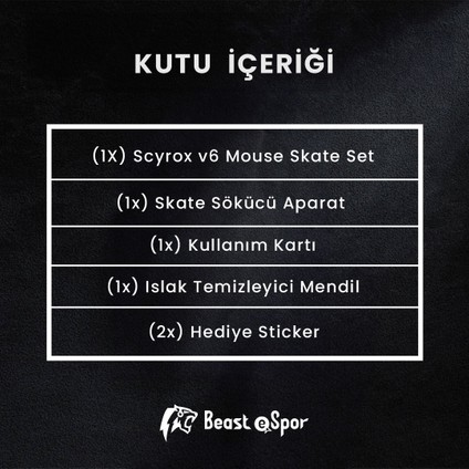 Scyrox V6 - Mouse Skate Red Edition %100 Ptfe