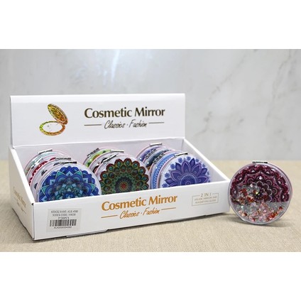 Mandala Desenli Hareketli Sulu El Aynası ALK4580