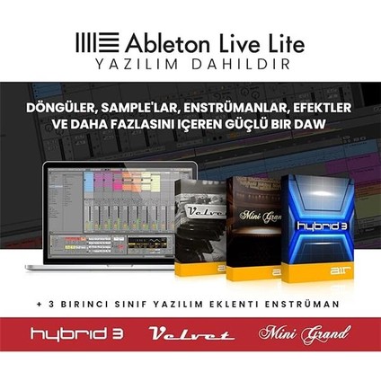 Apc Key 25 - USB Mıdı Klavye Controller, 37 Mini Tuş, Ableton Live Lite, 40 Rgb