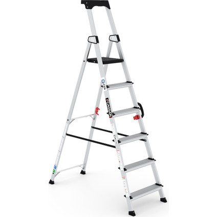 5+1 Basamaklı Hazar - Hazar Alüminyum Merdiven Ha105