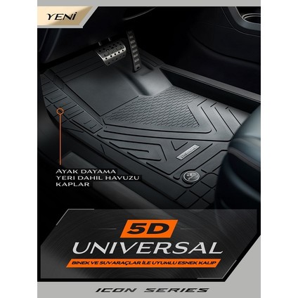 Peugeot 106 Uyumlu 5-D Oto Paspas ( Icon Siyah ) indirimleri