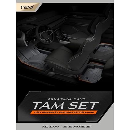 Peugeot 106 Uyumlu 5-D Oto Paspas ( Icon Siyah )