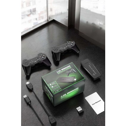 Resveq Atari Oyun Konsolu 2000 Oyunlu Game Stick 2.4g Wireless indirimleri