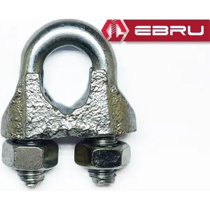 Çelik Halat Bağlama, Düğüm, Klemens 13 mm - 20 Adet