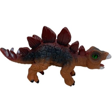 Soft Dinazor Neon Gözlü 24 cm -LD6206B-STEGOSAURUS (Lisinya)