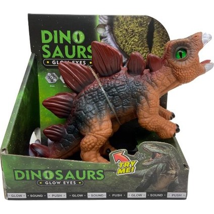 Soft Dinazor Neon Gözlü 24 cm -LD6206B-STEGOSAURUS (Lisinya) fırsatları