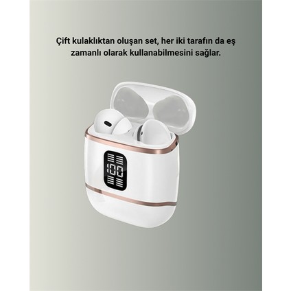 Çift Kulaklıklı Bluetooth Kulaklık – 4 Adet, Anc-Enc, Şarj Kutulu, Dijital Göstergeli modelleri