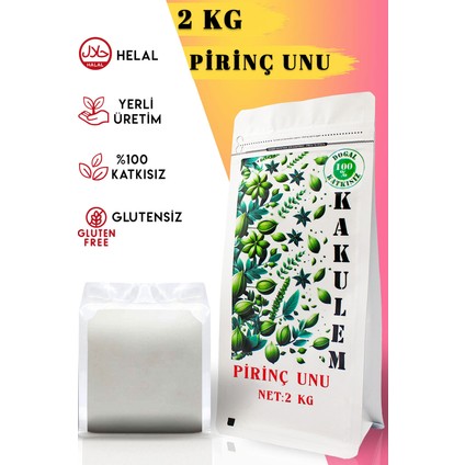 Glutensiz Sertifikalı Katkısız Bebek Pirinç Unu 2 kg