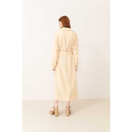 Düğmeli Cepli Tunik Naturel Y2313305_069