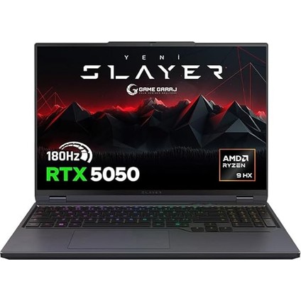 Garaj Slayer R9T-5050 C1 Amd Ryzen 9 7845HX 32GB Ram 1tb SSD RTX5050 16" 180Hz Qhd+ IPS Freedos Oyuncu Laptop fiyatları