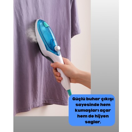 Techmrt Kompakt Seyahat Tipi Buharlı Ütü Pratik Kırışıklık Açıcı fırsatları