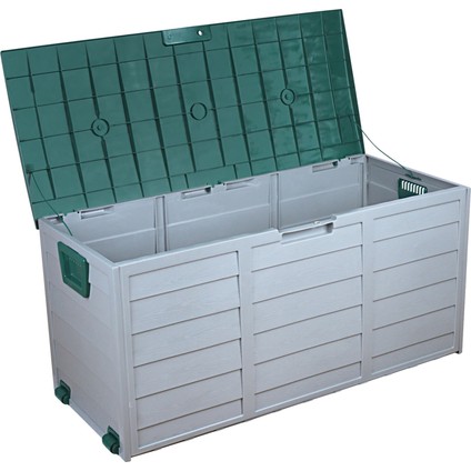 Tekerlekli Modern Bahçe Depolama Sandığı