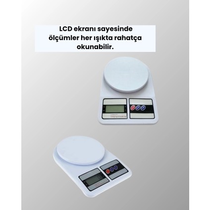 Hassas Tartım Için Dijital Mutfak Terazisi – 10KG / 1g modelleri