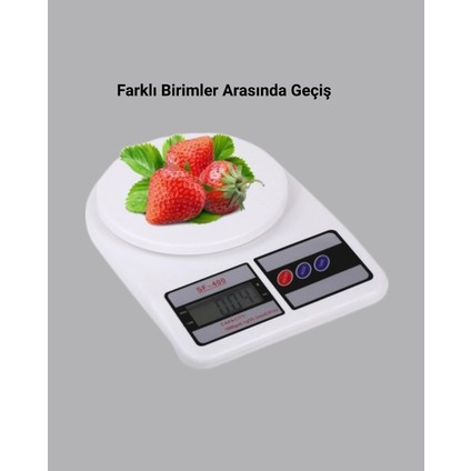LCD Ekranlı Hassas Dijital Mutfak Terazisi – 5kg Kapasite, 1g Hassasiyet fırsatları