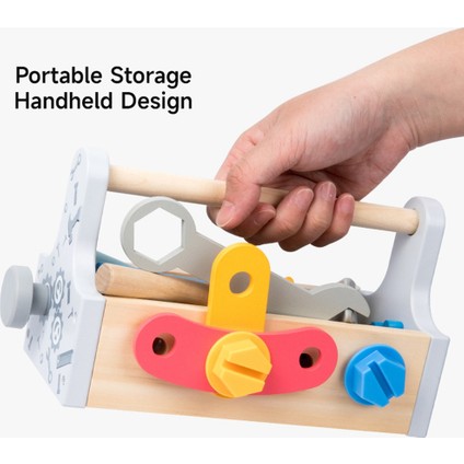 Çocuklar Için Alet Kutusu Oyuncak Ahşap Taklit Oyunu Bulmaca Sökme Seti (Yurt Dışından) fiyatları