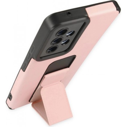 Samsung Galaxy A53 5g Kılıf Mega Standlı Silikon - Pudra modelleri