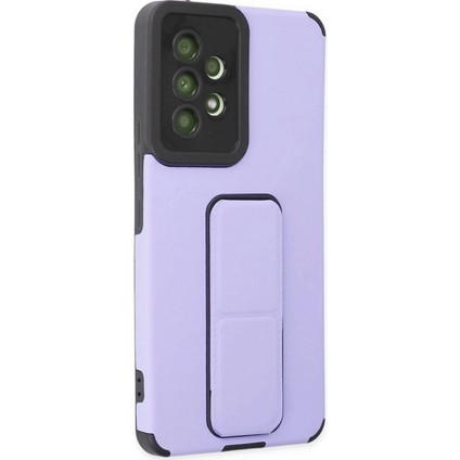 Samsung Galaxy A53 5g Kılıf Mega Standlı Silikon - Lila fiyatları