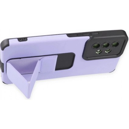 Samsung Galaxy A53 5g Kılıf Mega Standlı Silikon - Lila fırsatları
