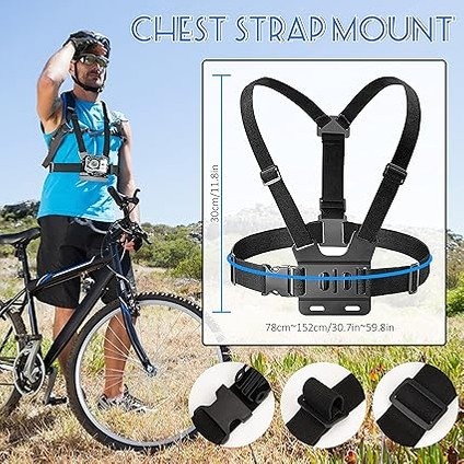 9'u 1 Arada Aksiyon Kamerası Aksesuar Seti, Göğüs Kemeri Tutucu Dış Mekan Spor Kıyafeti Gopro Hero 10/9/8/7/6/5/4 INSTA360 Djı Sjcam Apeman Akaso ve Diğer Spor Türleri Kamera ile Uyumlu fiyatları