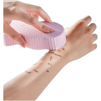 Banyo Peeling Etkili Vücut Temizleme Süngeri, Sihirli Banyo Ölü Deri Temizleyici Bakım Süngeri Asorti