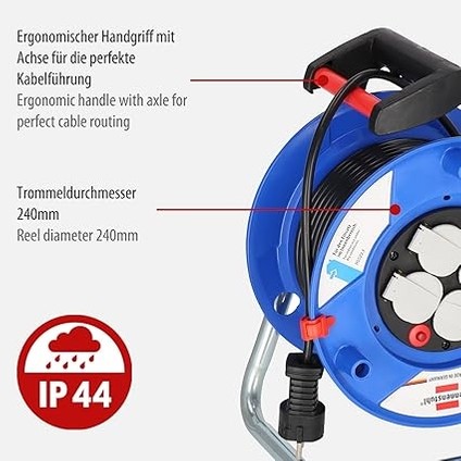 Garant Serisi 4 Soketli Korumalı Kablo Makarası 25 Metre fırsatları