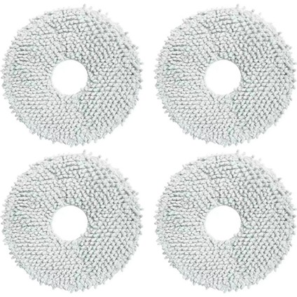 Bot L10S ULTRA/S10/S10 Pro Robot Süpürge Aksesuarları Için 4 Adet Yedek Paspas Bezi (Yurt Dışından)