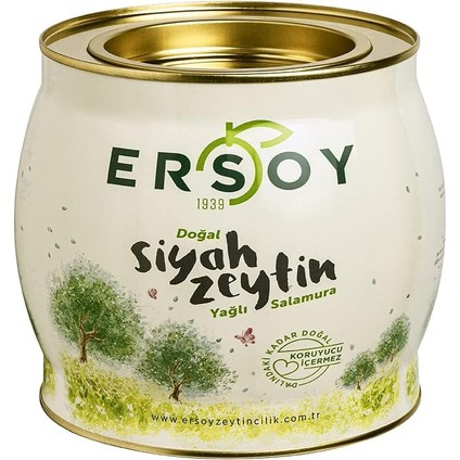 Ersoy Doğal Siyah Zeytin Gemlik, 231-260 (L) Kalibre, 2 kg