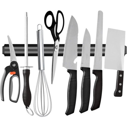 Mıknatıslı Paslanmaz Duvar Bıçak Askısı Standı 55 cm Aparat (5332) modelleri