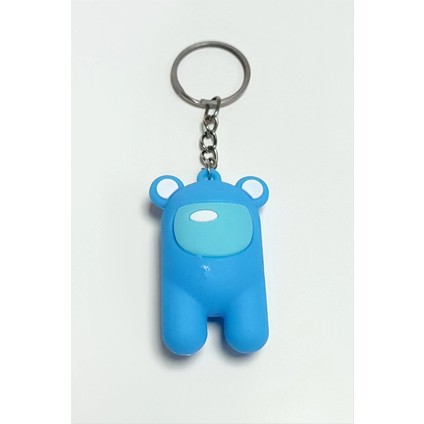 Ayıcık Astronot Silikon Anahtarlık