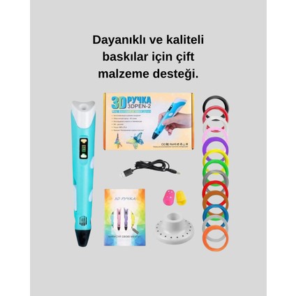 Abs ve Pla Filament Destekli 3D Yazıcı Kalem - N671J586-M00671 fırsatları