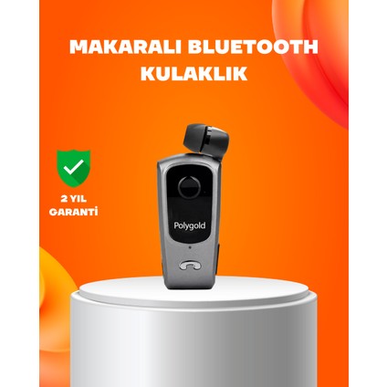 Klipsli Tasarımlı Bluetooth Kulaklık Uzun Pil Ömrü - M606R790-K99606