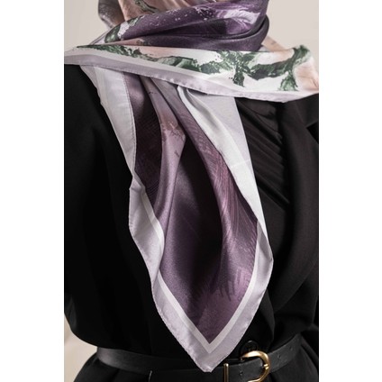 “Dijital Kristal Desenli Eşarp 95x95 – Pastel Desen-1 modelleri