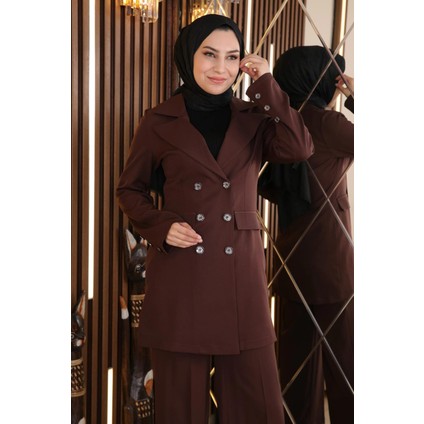 Ceketli Takım Kahverengi 19005 fiyatları