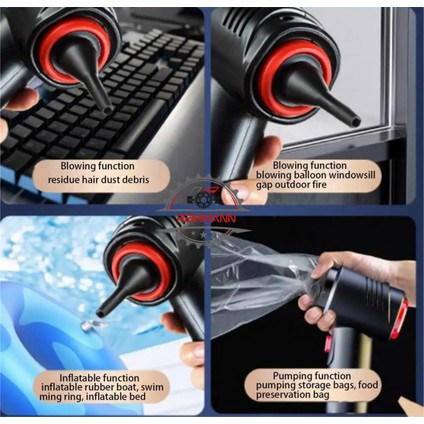 Volkswagen Sharan 2017-2018-2019-2020-2021-2022 Kablosuz Şarjlı Oto El Süpürgesi - Güçlü Emiş & Üfleme Özellikli, Ev ve Araç Için TAŞINABILIR,60W ,6000PA