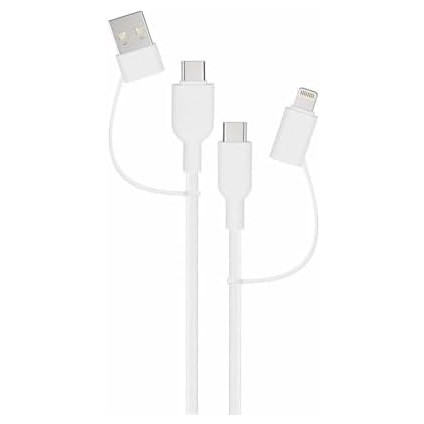 Yetty 60W 4in1 Type-C,,usb-A ve Hızlı Şarj Kablosu 1.2m Beyaz YKB-41B (Yerli Üretim) fiyatları