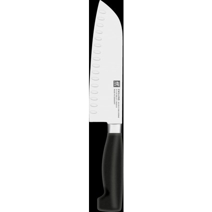 Four Starsantoku Bıçağı, 18 Cm, Oluklu Kenar
