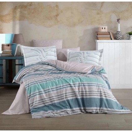 Hobby Çift Kişilik Ranforce Nevresim Takımı Debora Turkuaz fiyatları