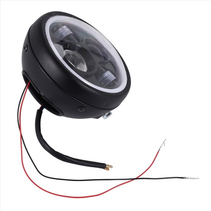 Modifiye Motosiklet LED Far GN125 Far 5.75 Inç Retro Far Diyafram Far (Yurt Dışından)