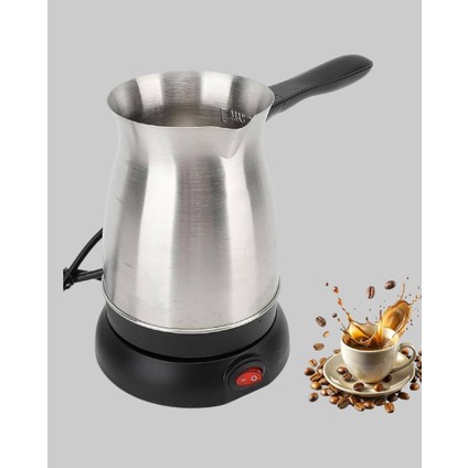 Elektrikli Türk Kahvesi Cezvesi 800W Kablosuz Döner Tabanlı fırsatları