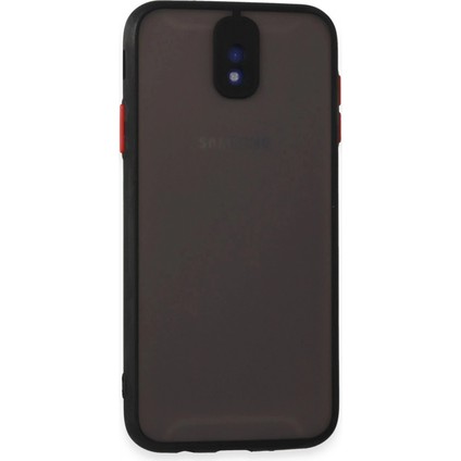 Samsung Galaxy J7 Pro / J730 Kılıf Montreal Silikon Kapak - Siyah (K95)