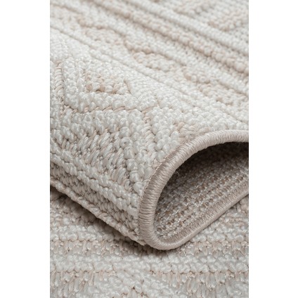 Bej Krem Bukle Halı – Yumuşak Dokulu, Makine Dokuma, Antialerjik, Salon ve Koridor Halısı