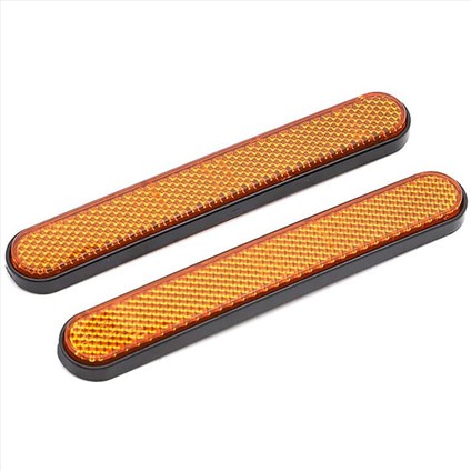 8x Motosiklet Ön Çatal Reflektör Sticker Alt Bacaklar Softail Sportster Için Güvenlik Uyarısı 883 1200 Sarı (Yurt Dışından) fiyatları