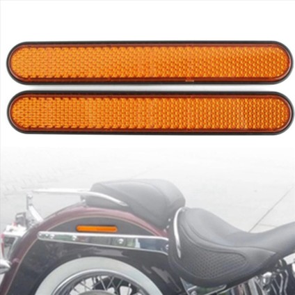 8x Motosiklet Ön Çatal Reflektör Sticker Alt Bacaklar Softail Sportster Için Güvenlik Uyarısı 883 1200 Sarı (Yurt Dışından) fırsatları