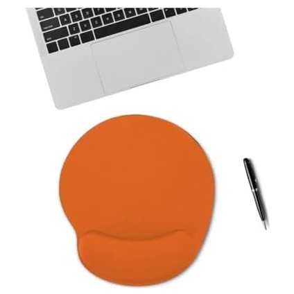 Bilek Destekli Jel Mouse Pad,ergonomik Kaymaz Taban,oyun ve Ofis Için Fare Altlığı,suya Dayanıklı (Turuncu) fiyatları